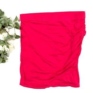 Victoria Secret Pink preppy ruched cinched short mini skirt